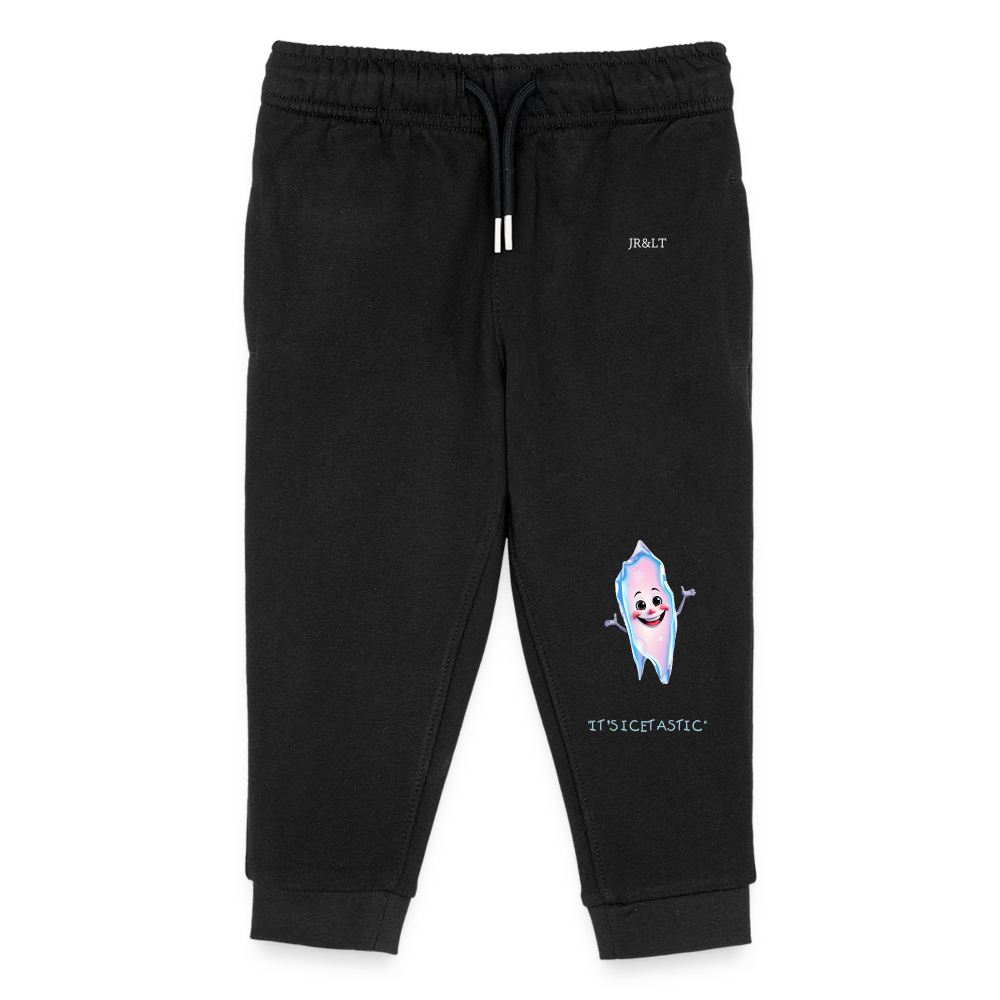 IT'S ICETASTIC’ - KIDS ORGANIC JOGGERS - black