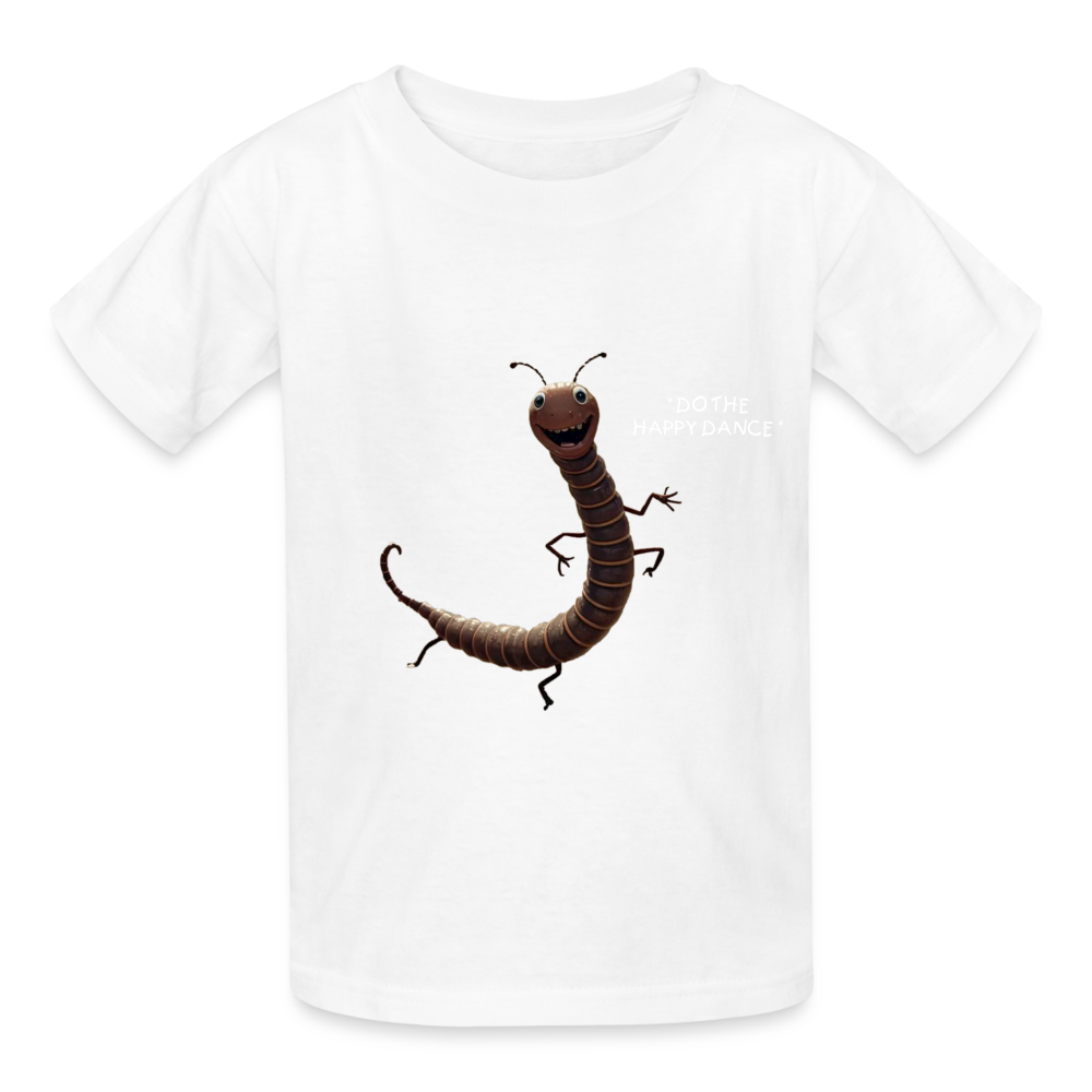DO THE HAPPY DANCE - CHILDREN'S T-SHIRT - white