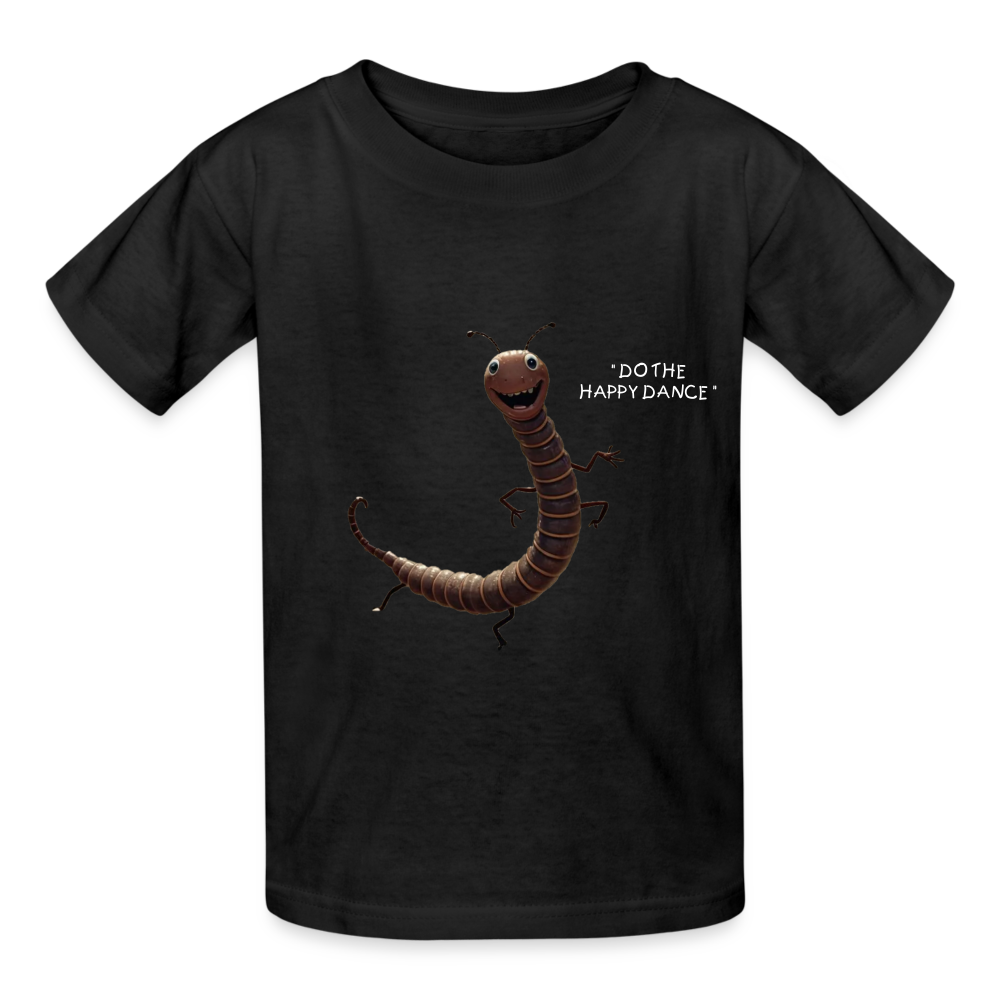DO THE HAPPY DANCE - CHILDREN'S T-SHIRT - black