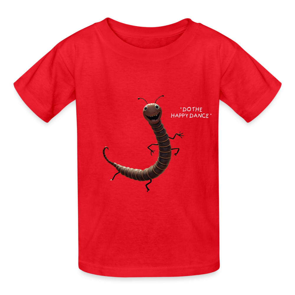 DO THE HAPPY DANCE - CHILDREN'S T-SHIRT - red